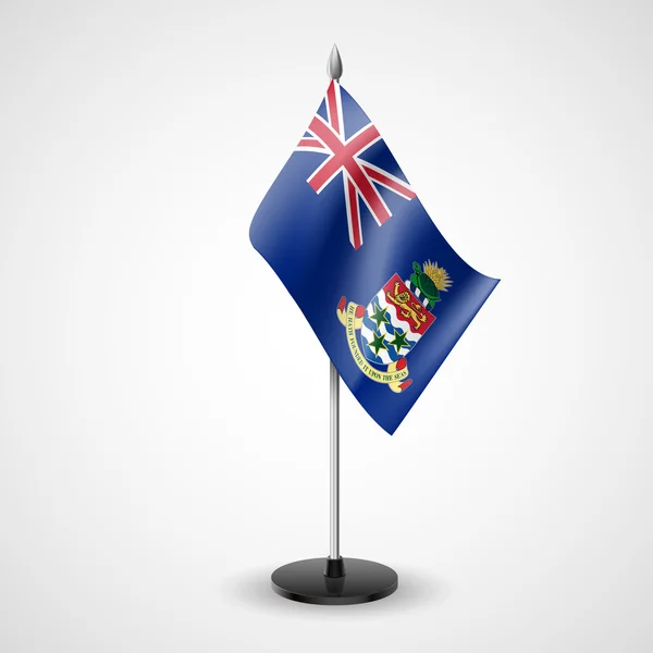 Bandeira da mesa das Ilhas Cayman — Vetor de Stock