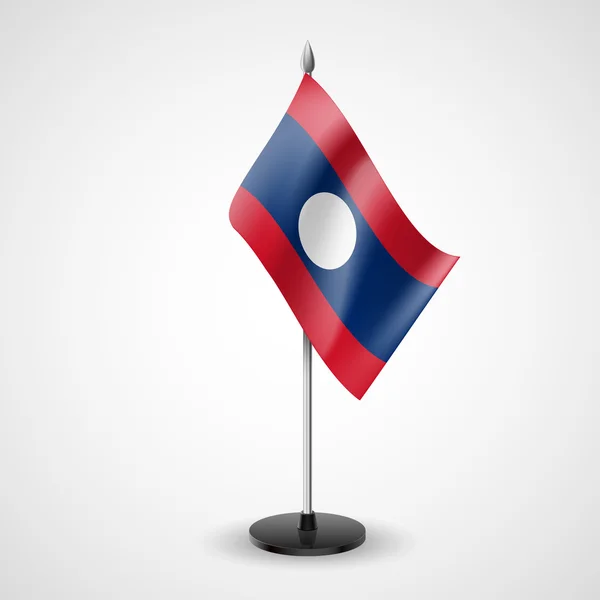Bandiera del Laos — Vettoriale Stock