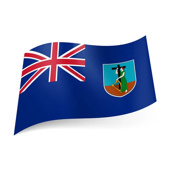 Vlajka Montserratu — Stockový vektor