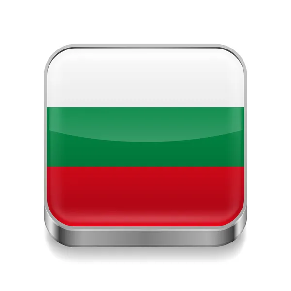 Metal  icon of Bulgaria — Stock Vector