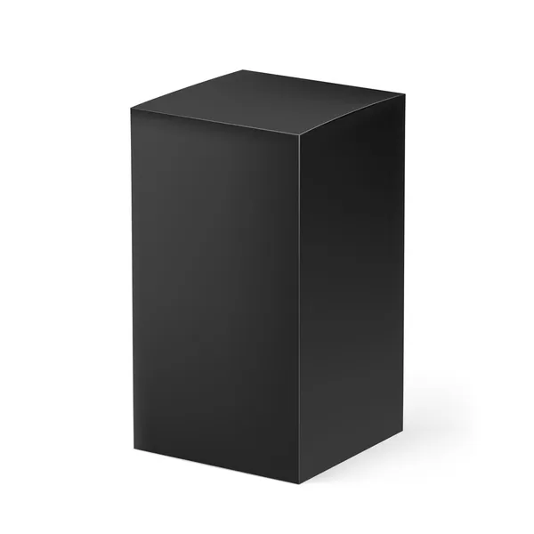 Zwarte doos — Stockvector