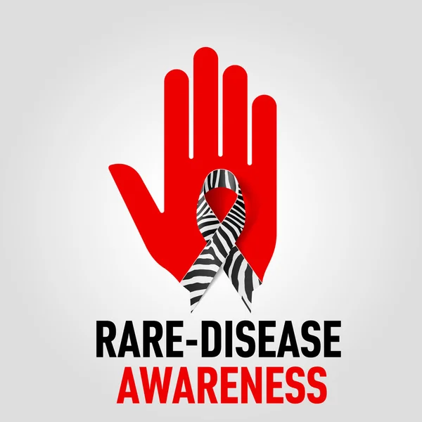 Rare-Disease Awareness sign — Stock Vector