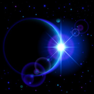 parlama ile karanlık planet
