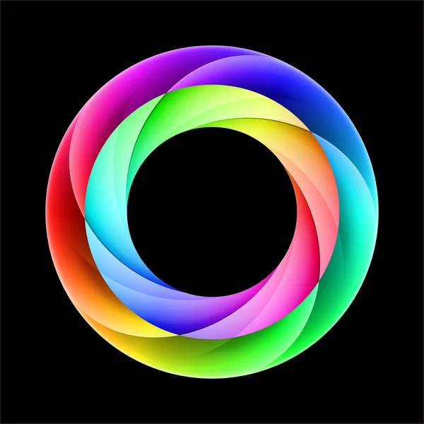 Bague colorée — Image vectorielle
