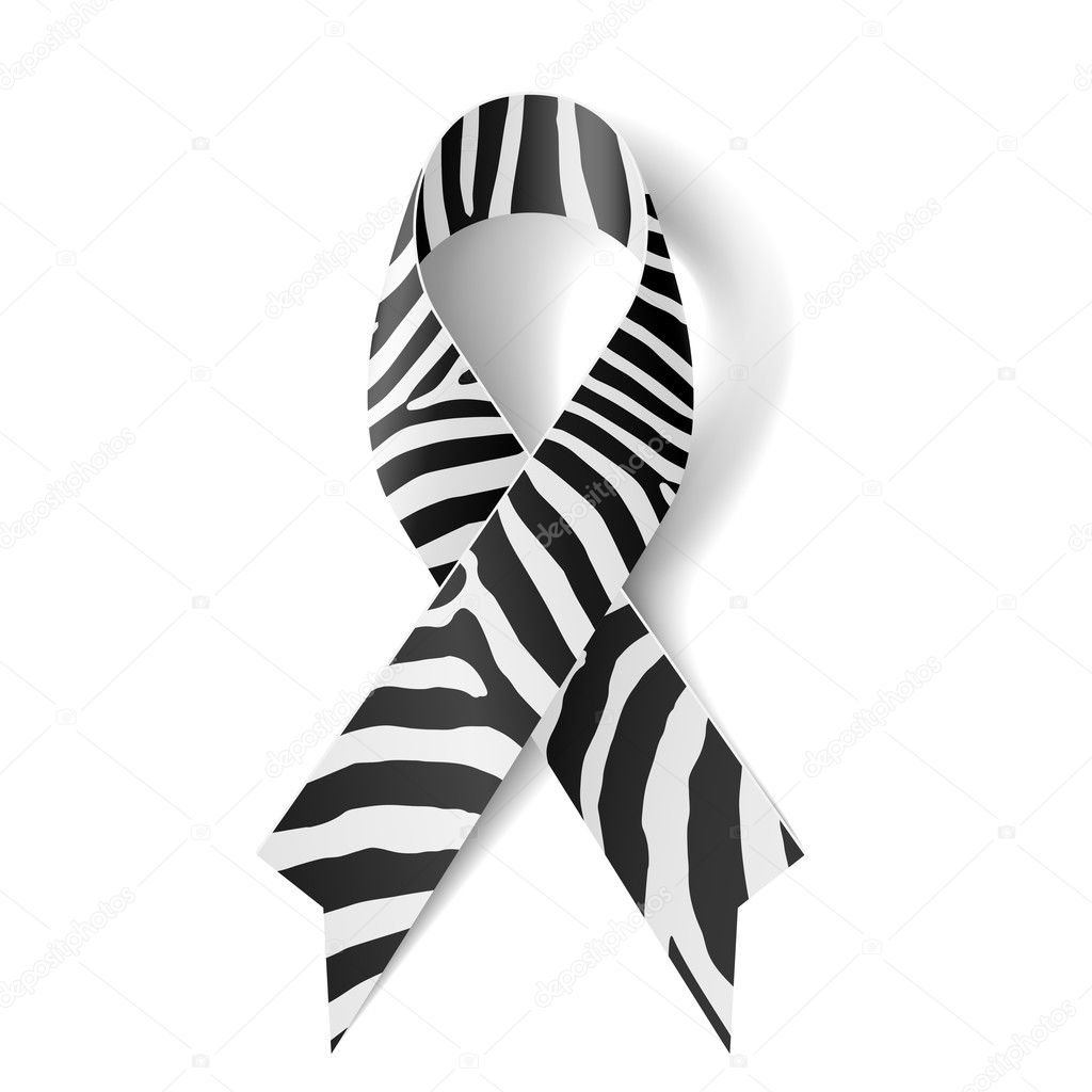 Zebra print ribbon Stock Vector by dvargg 45941873