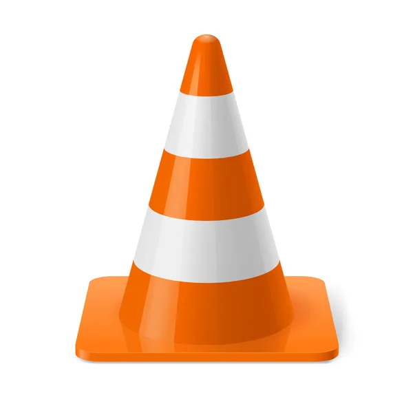 Traffic cone — Stock Vector