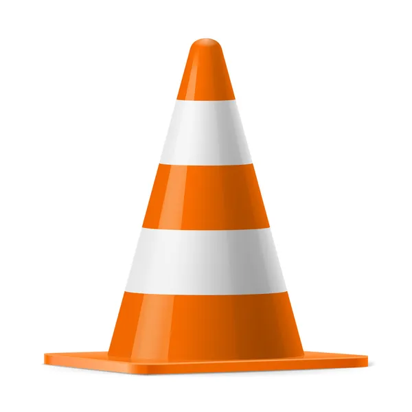 Traffic cone — Stock Vector