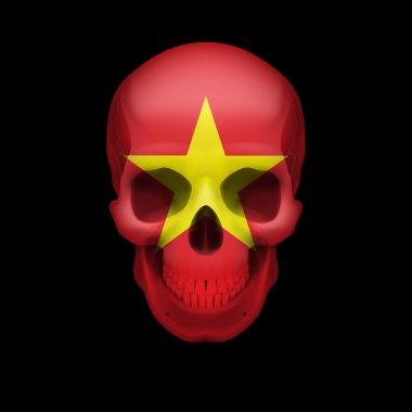 Vietnam bayrağı kafatası