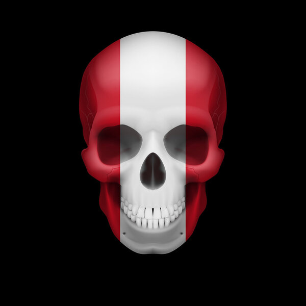 Череп перуанского флага
