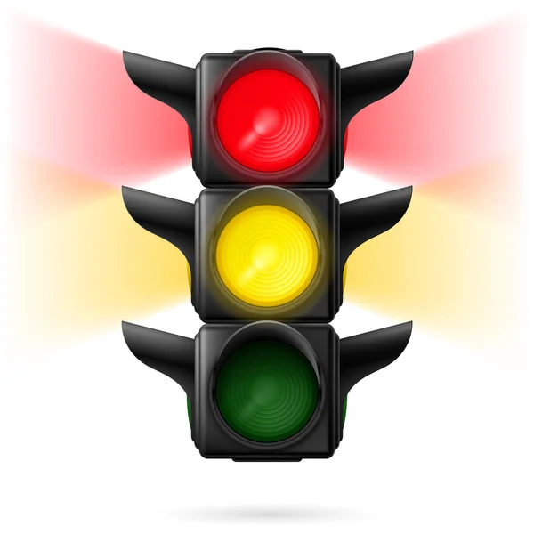 Traffic lights — Stock Vector