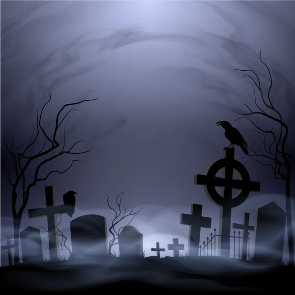 Mezarlık — Stok Vektör