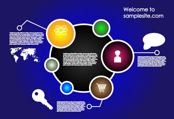 Infografika — Stock fotografie