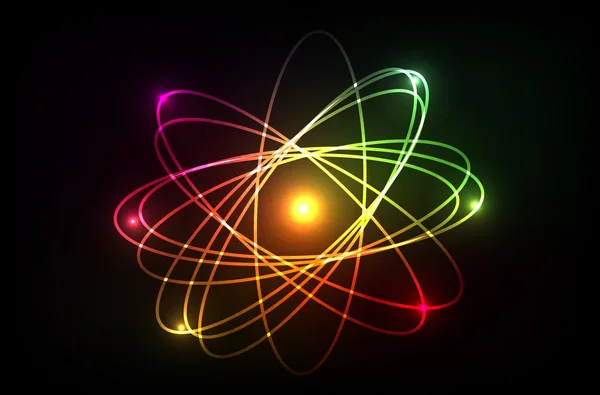 Molecule of atom — Stok fotoğraf