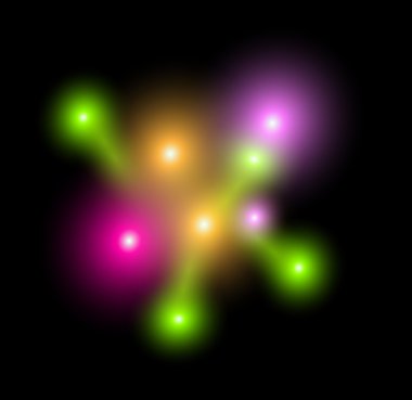  plasma background. Laser elements.
