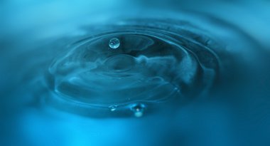 Su damlası ve sıçrama