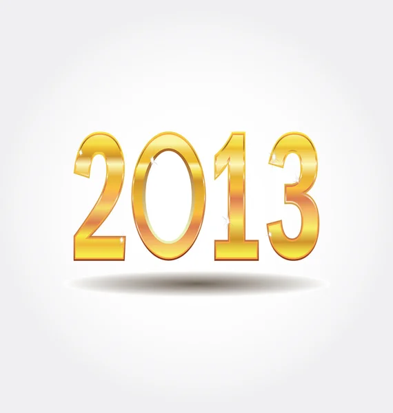 Nový rok 2013 Stock Ilustrace