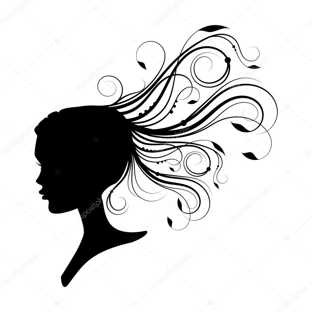 Women Had With Curly Hair Stock Vector C Veronika Rumko 16800119