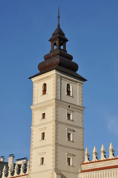 Torre del castillo aislada sobre un fondo del cielo —  Fotos de Stock