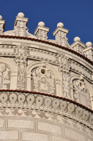 Manieristische barocke Fassade des Schlosses — Stockfoto