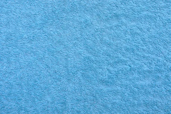 新鲜的海蓝色毛巾背景 — 图库照片