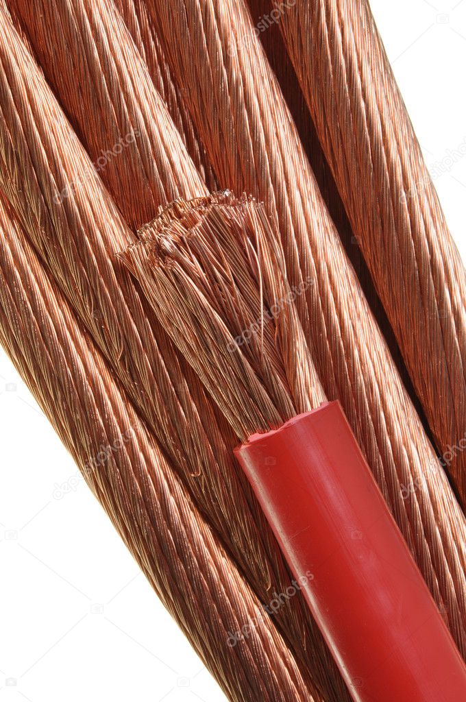 Copper wires, the concept for the energy industry