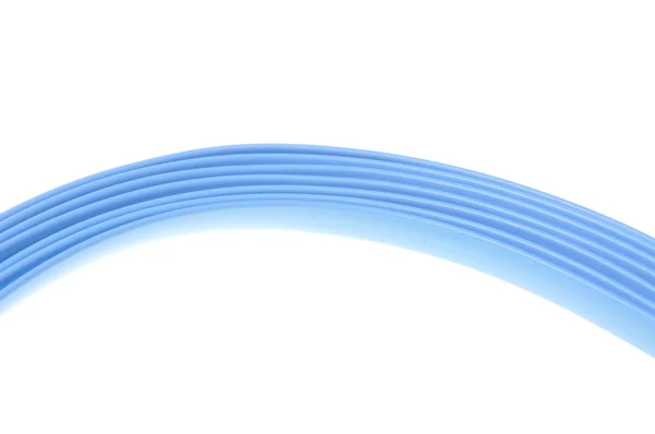 The flow of information, data communications cable blue — Stock Photo, Image