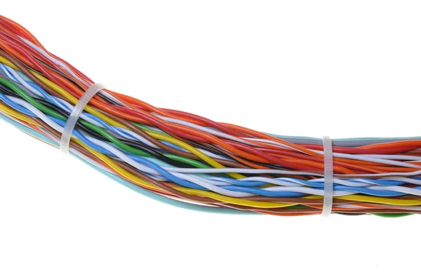 Swirl cable isolated on white backround Stock Image