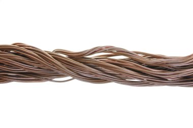 Eski bükülmüş bakır tel