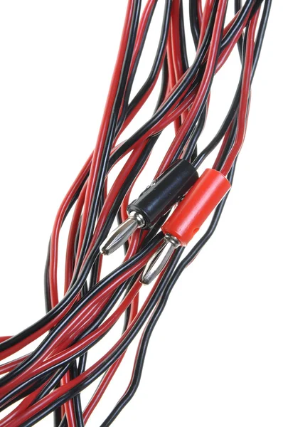 Вимірювальні кабелі Вимірювання електричних параметрів — стокове фото