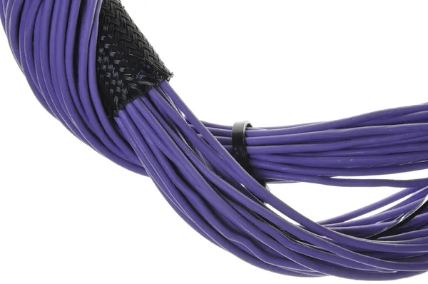 Purple cables — Stock Photo, Image