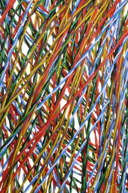 Ağ kablolarının renkli