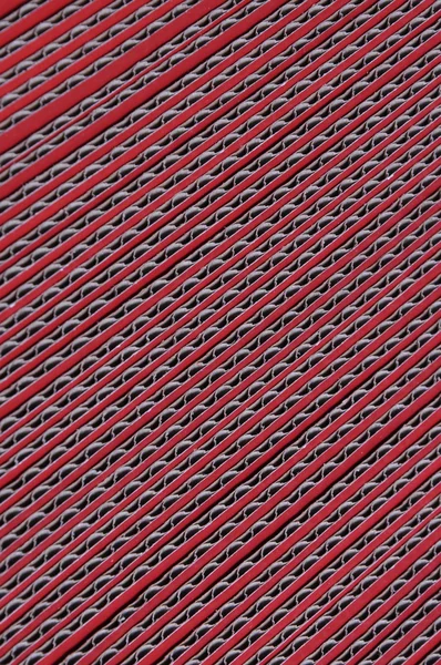 빨간 골된 판지 — 스톡 사진