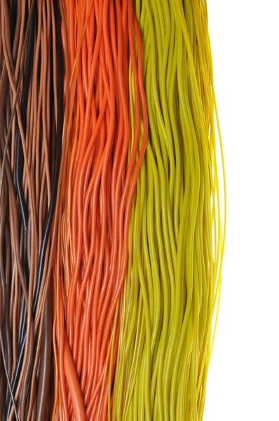 Multi-színes vezetékek — Stock Fotó