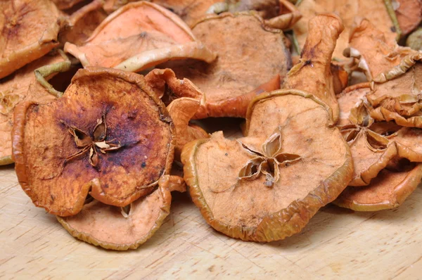 Dried apples with mold — Stock Photo, Image