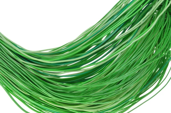 Grüne Energie, elektrische Kabel — Stockfoto