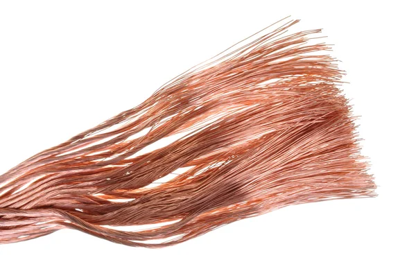 Pure copper wire, symbol of industry and technology — Stock Photo, Image