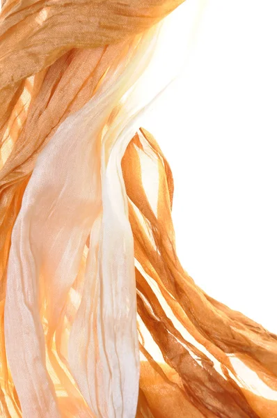 Brown silk draped — Stock Photo, Image