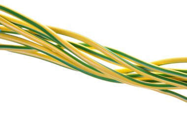 sarı yeşil elektrik topraklama kabloları