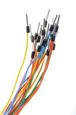 Elektrik kablolar tesisat terminalleri ile