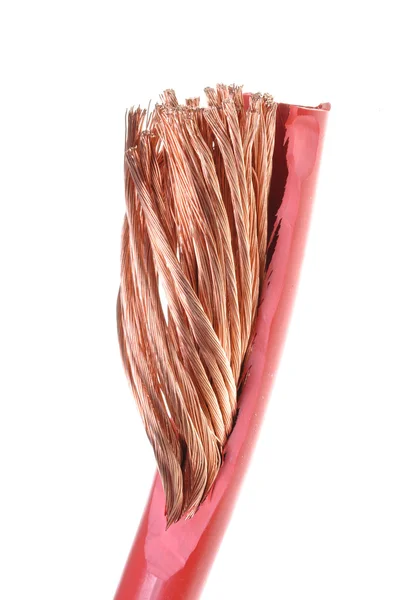 Cleared copper cable — Stock Photo, Image