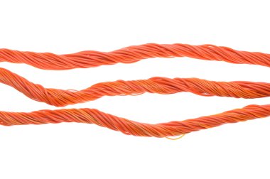 Turuncu bilgisayar kabloları