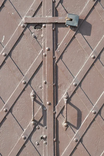 Old steel door — Stock Photo, Image