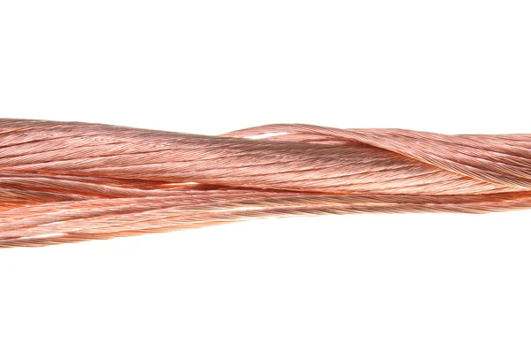 Red copper wires — Stock Photo, Image