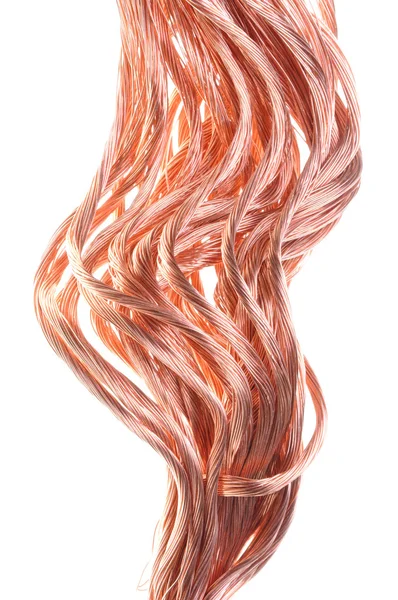 Red copper wires — Stock Photo, Image