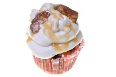 Çikolatalı muffin krema ile