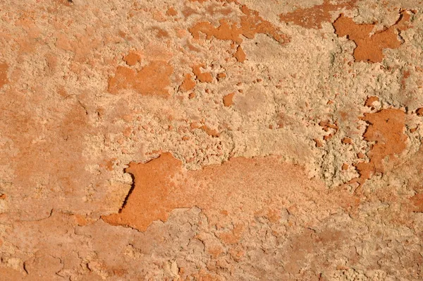 Erosion on the old clay surface — Stock Photo, Image