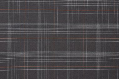 kareli desenli çizgiler ile kahverengi kumaş