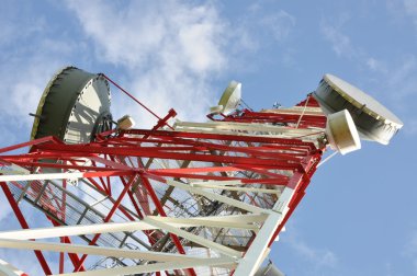 antenler ile telekomünikasyon Kulesi
