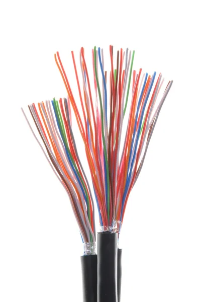 Farbiges Kabel — Stockfoto