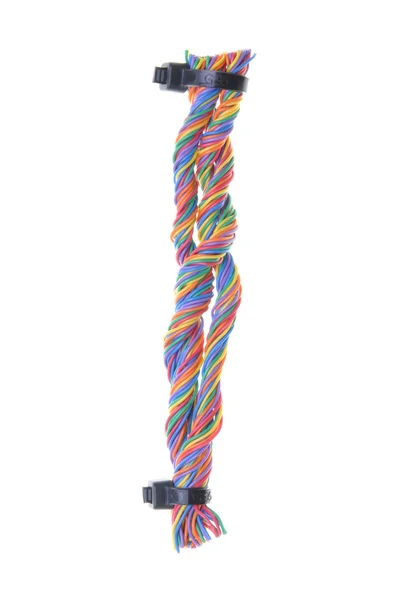 Colorful wire in the shape of the letter I — Stock Photo, Image
